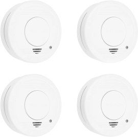 Smartwares Füstjelző 4 részes készlet Elemekről üzemeltetett