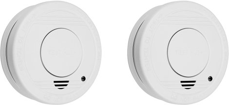 Smartwares Füstjelző 2 részes készlet Elemekről üzemeltetett