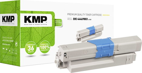 KMP Toner helyettesíti OKI 44469803 Kompatibilis Fekete 3500 oldal O-T27