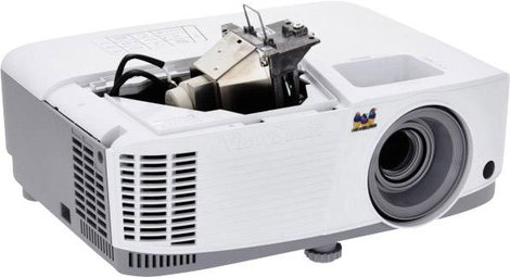 Viewsonic Kivetítő PA503S EEK A (A - G) DLP Fényerő: 3600 lm 800 x 600 SVGA 22000 : 1 Fehér 2. kép