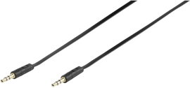 Vivanco 46/10 03FG Audio Csatlakozókábel [1x Jack dugó, 3,5 mm-es - 1x Jack dugó, 3,5 mm-es] 0.30 m 