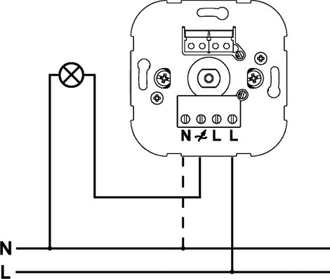 Ehmann 5500x0000 Univerzális dimmer Alkalmas fényforrásokhoz: LED-es izzó, Halogén izzó, Izzó, Filam 10. kép