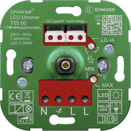 Ehmann 5500x0000 Univerzális dimmer Alkalmas fényforrásokhoz: LED-es izzó, Halogén izzó, Izzó, Filam