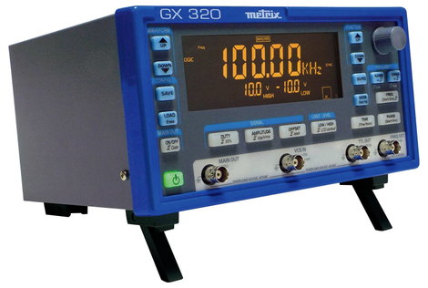 Metrix GX 320 Hálózatról működő függvénygenerátor 0.001 Hz - 20 MHz Háromszög, Négyszög, Színusz 3. kép