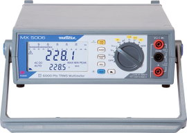 Metrix MX 5006 Asztali multiméter digitális, analóg CAT III 1000 V Kijelző (digitek): 6000
