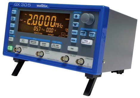 Metrix GX 305 Hálózatról működő függvénygenerátor 0.001 Hz - 5 MHz Háromszög, Négyszög, Színusz 2. kép