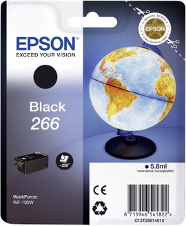 Epson Tinta T2661, 266 Eredeti Fekete C13T26614010