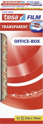 tesa OFFICE-BOX 57405-00002-01 tesafilm Átlátszó (H x Sz) 33 m x 19 mm 8 db bélyegkép