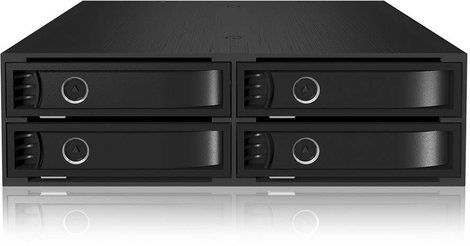 ICY BOX CY BOX IB-2242SSK Back Plane für 4x 2,5 SATA/SAS Festplatten/SSDs in 1x 5,25 S 2,5-os beépít 3. kép