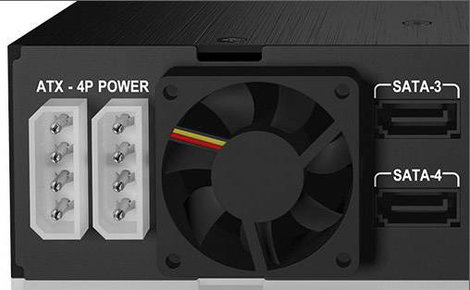 ICY BOX CY BOX IB-2242SSK Back Plane für 4x 2,5 SATA/SAS Festplatten/SSDs in 1x 5,25 S 2,5-os beépít 7. kép
