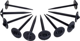 cartrend 10388 Sátorcövek Heringe für Bodenplane 10 Stück 9 cm 1 db