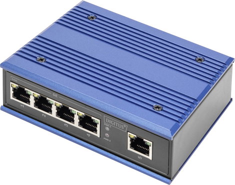 Digitus DN-651118 Ipari Ethernet switch 5 port 10 / 100 / 1000 MBit/s