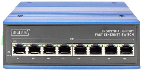 Digitus DN-650106 Ipari Ethernet switch 8 port 10 / 100 MBit/s 4. kép