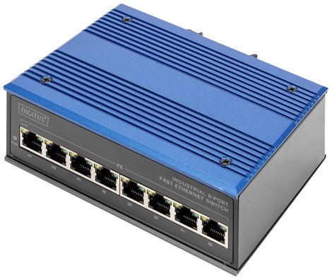 Digitus DN-650106 Ipari Ethernet switch 8 port 10 / 100 MBit/s 7. kép