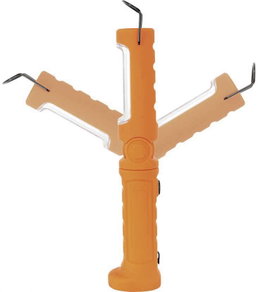Kunzer PL-023.2 ORANGE LED Munkalámpa Akkuról üzemeltetett 300 lm, 70 lm