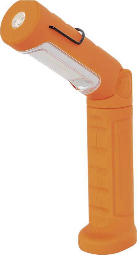 Kunzer PL-023.2 ORANGE LED Munkalámpa Akkuról üzemeltetett 300 lm, 70 lm 4. kép