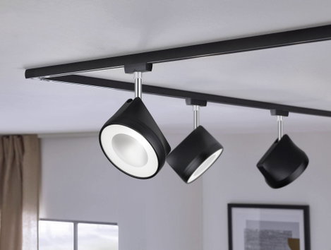 Paulmann Arena Nagyfeszültségű sínrendszer lámpa URail Fixen beépített LED-es 14 W LED Fekete (matt) 6. kép