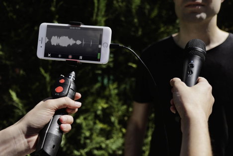 IK Multimedia iRig Mic HD 2 Mobiltelefon mikrofon Átviteli mód:Vezetékes Vezetékkel, Táskával, Állvá 2. kép