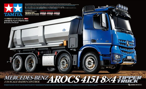 Tamiya 56366 MB Arcos 4151 1:14 Elektro RC modell teherautó építőkészlet 7. kép