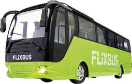 Carson Modellsport 907342 FlixBus RC modellautó Elektro Busz Akkuval, töltőkészülékkel és adóakkukka