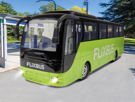 Carson Modellsport 907342 FlixBus RC modellautó Elektro Busz Akkuval, töltőkészülékkel és adóakkukka 2. kép