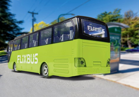 Carson Modellsport 907342 FlixBus RC modellautó Elektro Busz Akkuval, töltőkészülékkel és adóakkukka 3. kép