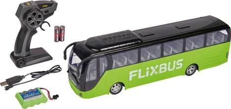 Carson Modellsport 907342 FlixBus RC modellautó Elektro Busz Akkuval, töltőkészülékkel és adóakkukka 6. kép