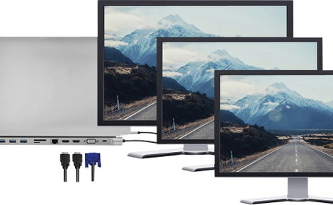 LogiLink Notebook dokkoló állomás UA0373 Alkalmas (márka): univerzálny USB-C® tápellátás, Beépített 14. kép