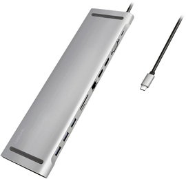 LogiLink Notebook dokkoló állomás UA0373 Alkalmas (márka): univerzálny USB-C® tápellátás, Beépített 