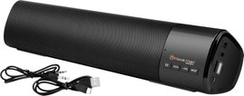 Music Man BT-X54 Soundbar, Hordozható hangfal Fekete Bluetooth, USB