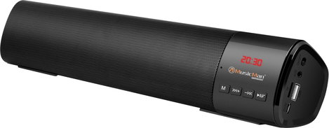 Music Man BT-X54 Soundbar, Hordozható hangfal Fekete Bluetooth, USB 9. kép