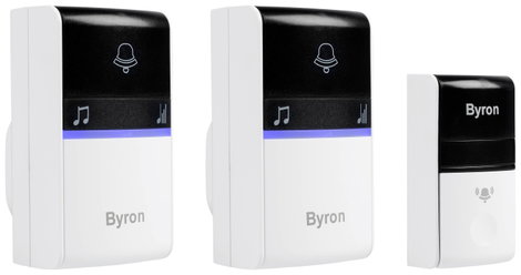 Byron DBY-23415 Rádiójel vezérlésű csengő Teljes készlet