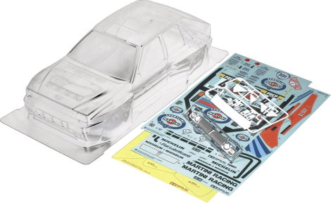 Tamiya 51401 1:10 Karosszéria Lancia Delta HF Integrale 186 mm Lakkozatlan, nem kivágott 2. kép