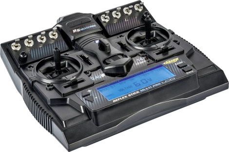Carson Modellsport Reflex Stick Multi Pro LCD Kézi távirányító 2,4 GHz Csatornák: 14 Vevővel