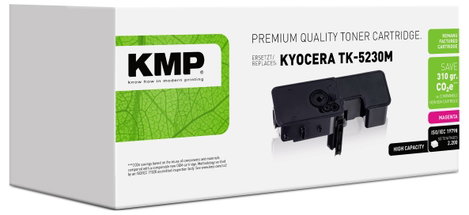 KMP Toner helyettesíti Kyocera TK-5230M Kompatibilis Bíbor 2200 oldal K-T83MX 2. kép