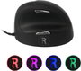 R-GO Tools RGOHELA Ergonomikus egér USB Méret: L Optikai Fekete, Ezüst 4 Gombok 3500 dpi Ergonómikus 3. bélyegkép