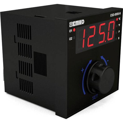 Emko ESD-9950-N 2 pontos, P, PI, PD, PID Hőmérséklet szabályozó -200 - 1700 °C (H x Sz x Ma) 110 x 9 8. kép