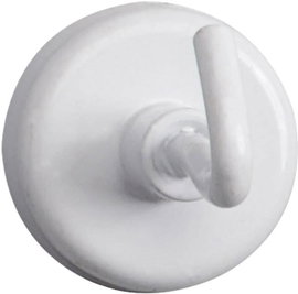 Maul Mágnes (Ø x Ma) 25 mm x 36 mm Kerek, Kampóval Fehér 5 db 6157802
