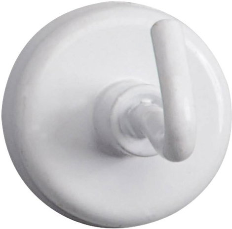 Maul Mágnes (Ø x Ma) 25 mm x 36 mm Kerek, Kampóval Fehér 5 db 6157802