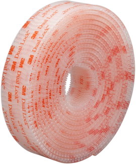 Öntapadós tépőzár 1,25 m x 25 mm, átlátszó, 3M DLHSE