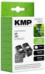 KMP Tinta helyettesíti HP 339, C8767E Kompatibilis Dual Fekete H25D 1023,4021 2. bélyegkép