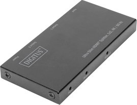 Digitus DS-45322 2 port HDMI elosztó LED-es kijelző, Fém ház, Ultra HD-re alkalmas 4096 x 2160 pixel