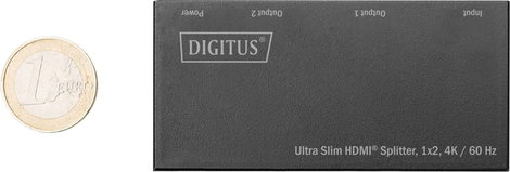 Digitus DS-45322 2 port HDMI elosztó LED-es kijelző, Fém ház, Ultra HD-re alkalmas 4096 x 2160 pixel 5. kép