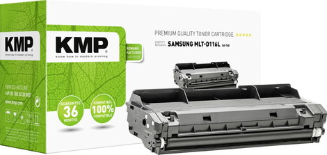 KMP Toner helyettesíti Samsung MLT-D116S, MLT-D116L Kompatibilis Fekete 3000 oldal SA-T68
