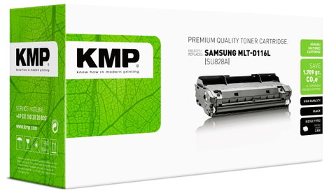 KMP Toner helyettesíti Samsung MLT-D116S, MLT-D116L Kompatibilis Fekete 3000 oldal SA-T68 2. kép