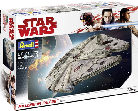 Revell 06718 Millenium Falcon Sci-Fi építőkészlet 1:72 3. kép