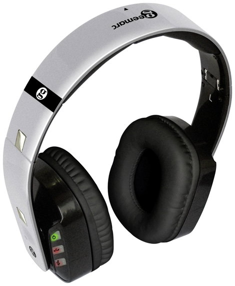Geemarc CL7400 OPTI TV Over Ear fejhallgató Rádiójel vezérlésű Ezüst-fekete Könnyű pánt, Hangerő sza 2. kép