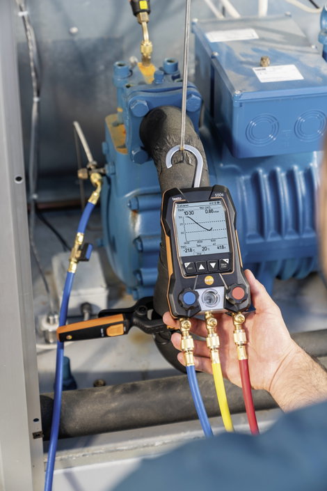 Hűtőközeg mérőkészülék, testo 550s Basis Set 11. kép