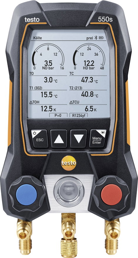 Hűtőközeg mérőkészülék, testo 550s Basis Set 6. kép
