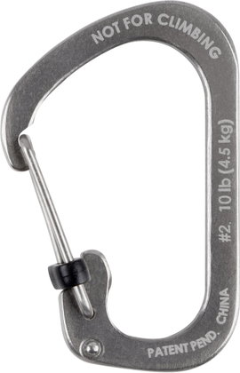 NITE Ize CSL2-11-R6 Karabíner SlideLock Gr. 2 8.9 mm x 43.6 mm x 2.5 mm 1 db